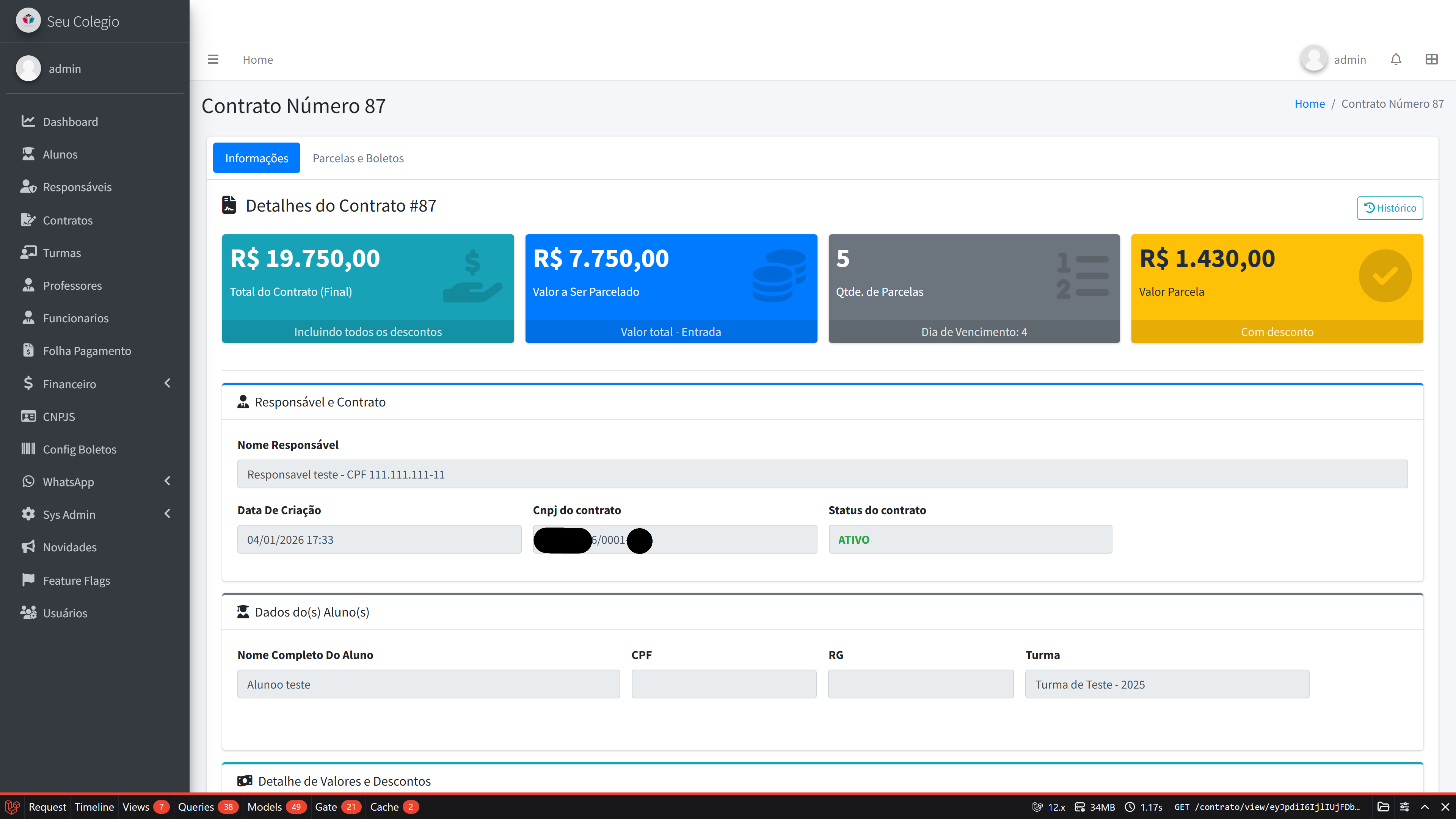 Tela do Easy Edu